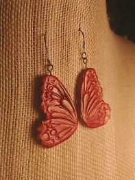 Red Butterfly Earrings1