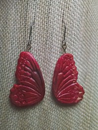 Red Butterfly Earrings2